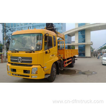 Dongfeng 4x2 RHD vehicle mounted crane